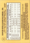1985 Donruss David Palmer