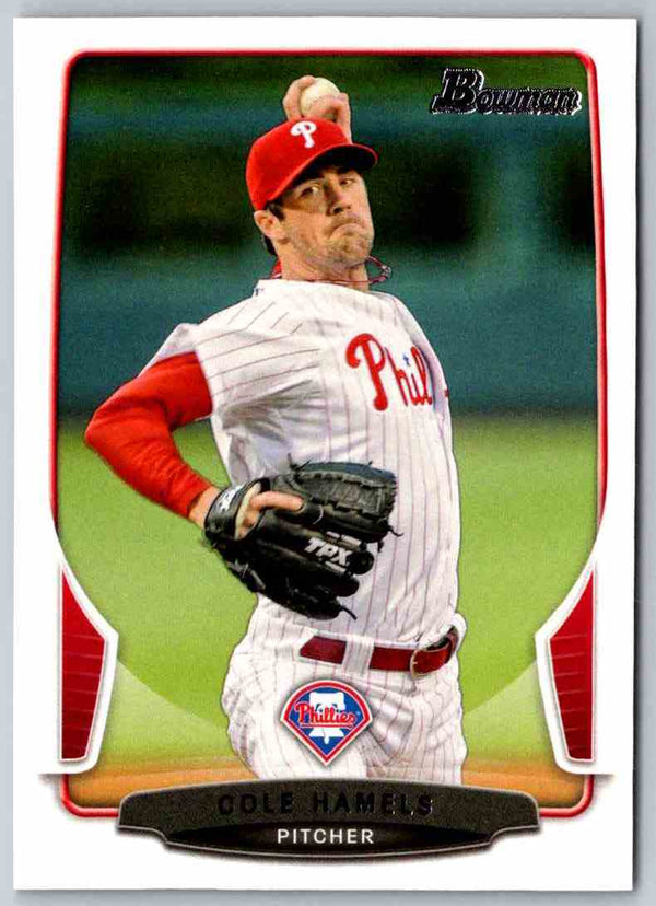 2013 Bowman Cole Hamels #135