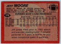 1983 Topps Jeff Moore #170
