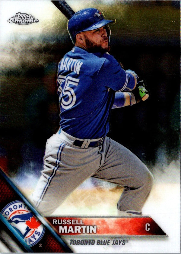 2016 Topps Chrome Russell Martin #135