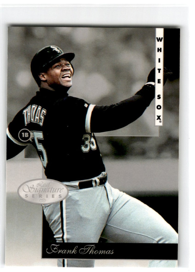 1996 Leaf Signature Series Frank Thomas