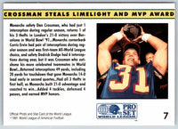 1991 Proset World League Dan Crossman #7