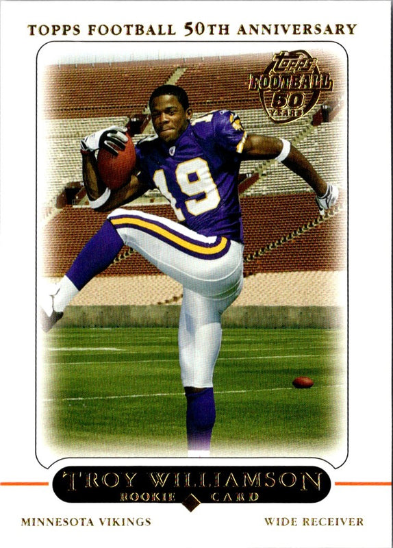 2005 Topps 50th Anniversary Rookies Troy Williamson #440