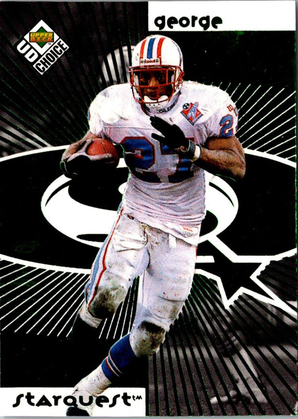 1998 UD Choice StarQuest/RookQuest Blue Eddie George/Robert Holcombe #SR27