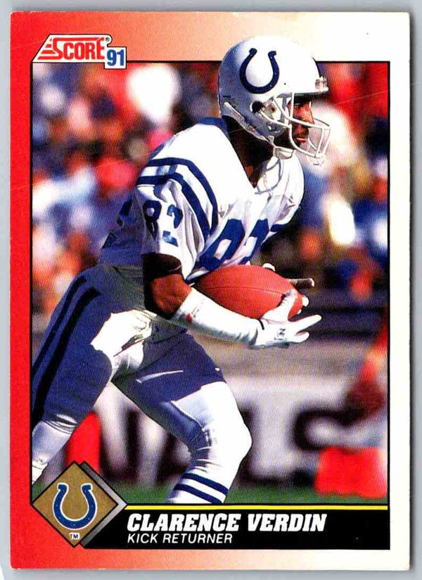 1991 Score Clarence Verdin #148