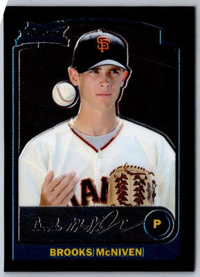 2003 Bowman Draft Picks & Prospects Brooks McNiven #BDP76 Rookie