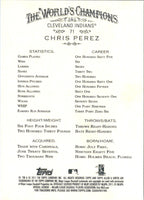 2011 Topps Allen & Ginter Chris Perez #71