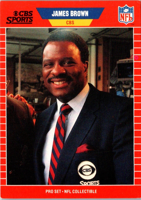 1989 Pro Set Announcers James Brown #13