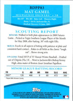 2008 Bowman Draft Picks & Prospects Chrome Mat Gamel #BDPP83