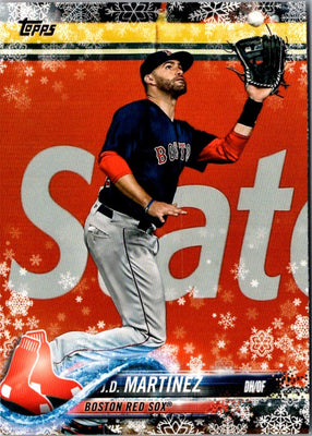 2018 Topps Holiday J.D. Martinez #HMW160