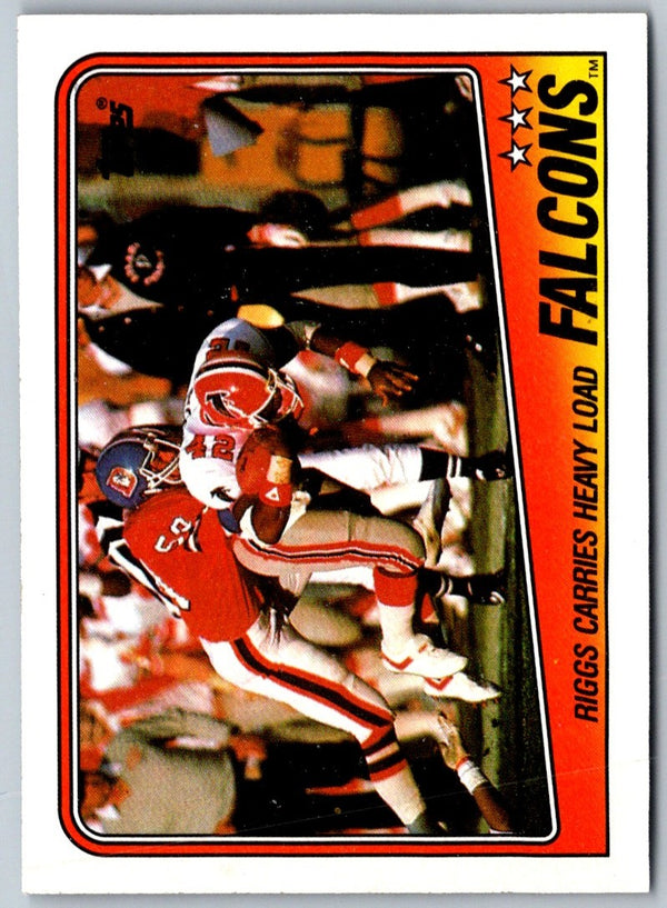 1988 Topps Falcons Team Leaders - Gerald Riggs #383