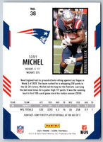 2021 Score Scorecard Sony Michel #38
