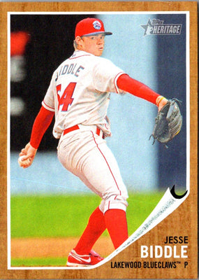 2011 Topps Heritage Minor League Jesse Biddle #65