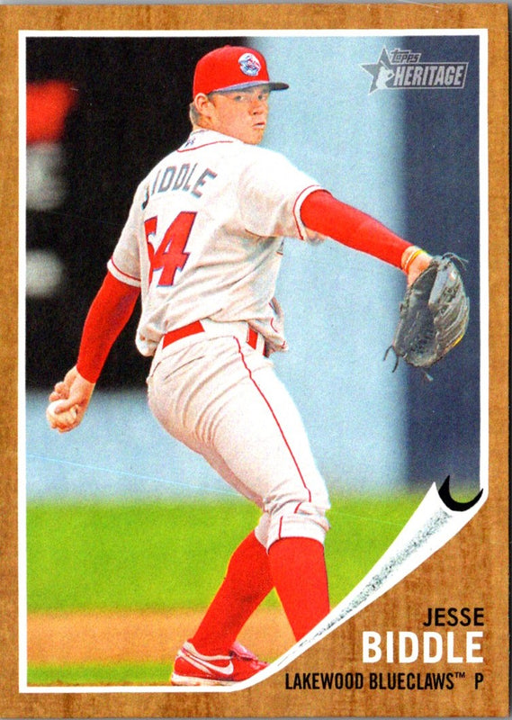 2011 Topps Heritage Minor League Jesse Biddle #65