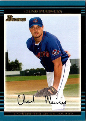 2002 Bowman Draft Picks & Prospects Chad Pleiness #BDP50 Rookie