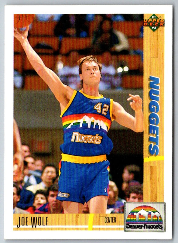 1991 Upper Deck Joe Wolf #297