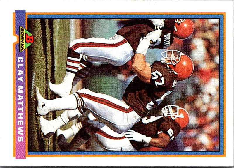 1991 Pro Set Clay Matthews #122