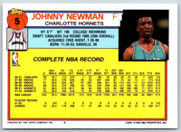 1992 Topps Johnny Newman #5