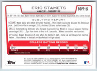2012 Bowman Eric Stamets #BDPP127