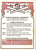 1981 Donruss Mike Hargrove #78