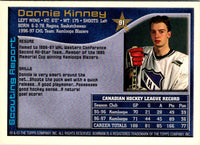 1997 Bowman CHL Donnie Kinney #91