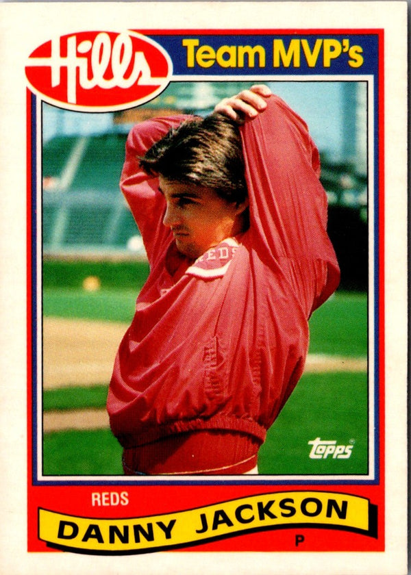 1989 Topps Hills Team MVP's Danny Jackson #18