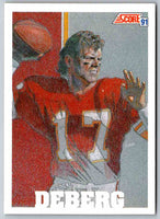 1991 Score Steve DeBerg #629