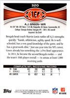 2012 Topps A.J. Green #320