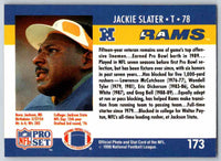 1990 Pro Set Jackie Slater #173