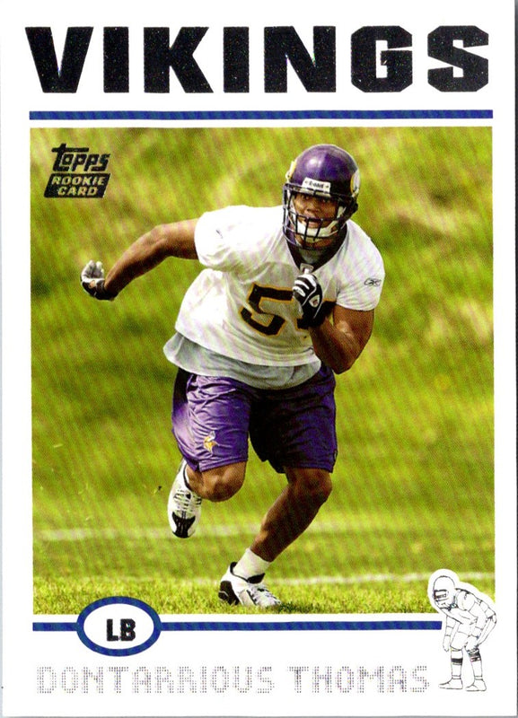2004 Topps Dontarrious Thomas #332 Rookie