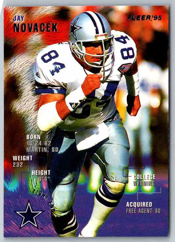 1995 Fleer Jay Novacek #98