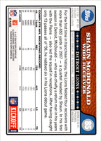 2008 Topps Kickoff Shaun McDonald #85