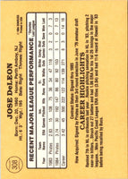 1985 Donruss Jose DeLeon #308