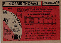 1980 Topps Norris Thomas #441 NM-MT