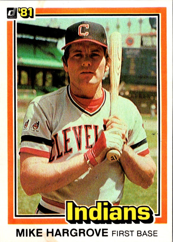 1981 Donruss Mike Hargrove #78