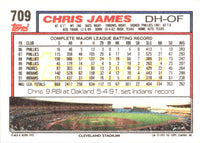 1992 Topps Chris James #709
