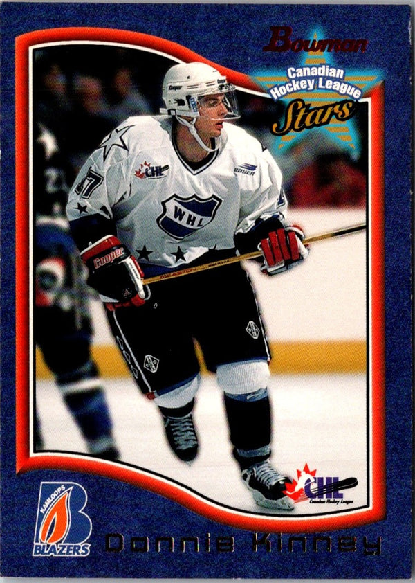 1997 Bowman CHL Donnie Kinney #91