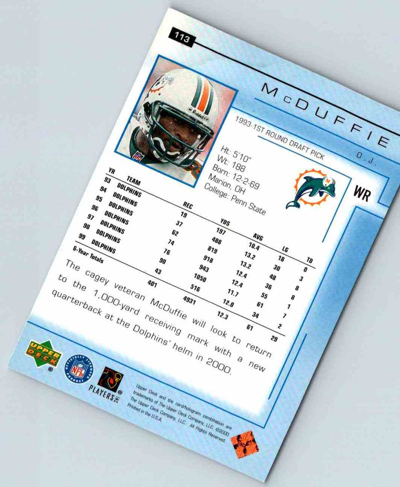 2000 Upper Deck O.J. Mcduffie