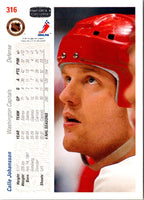 1991 Upper Deck Calle Johansson #316