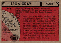 1980 Topps Leon Gray #404 VG