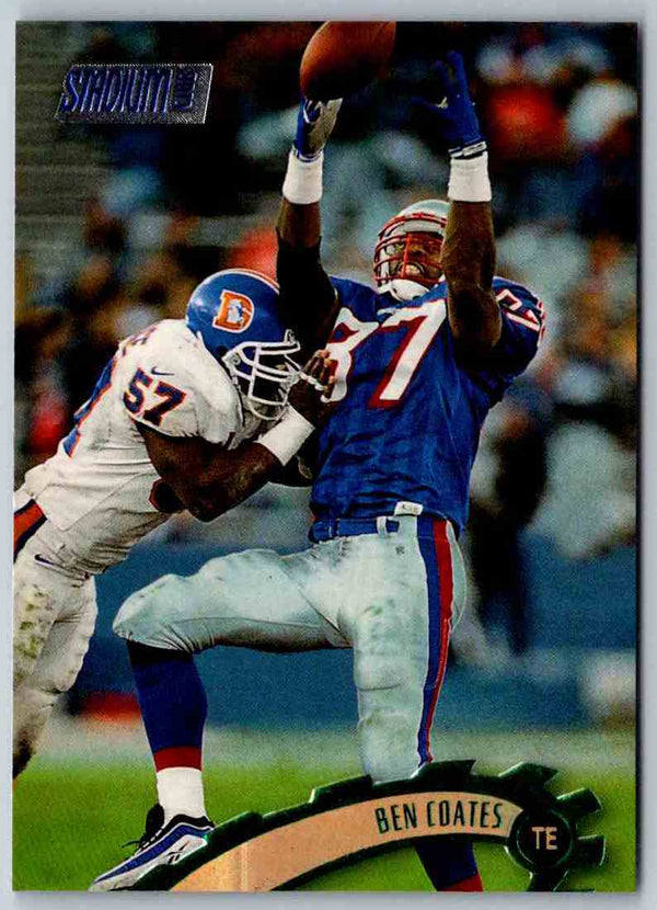 1997 Topps Stadium Club Football Ben Coates #275