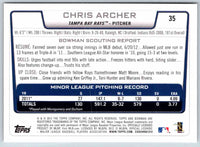 2012 Bowman Chris Archer #35