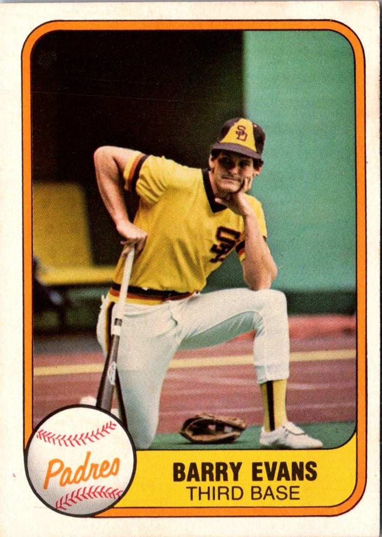 1981 Fleer Barry Evans