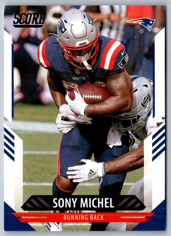 2021 Score Scorecard Sony Michel #38