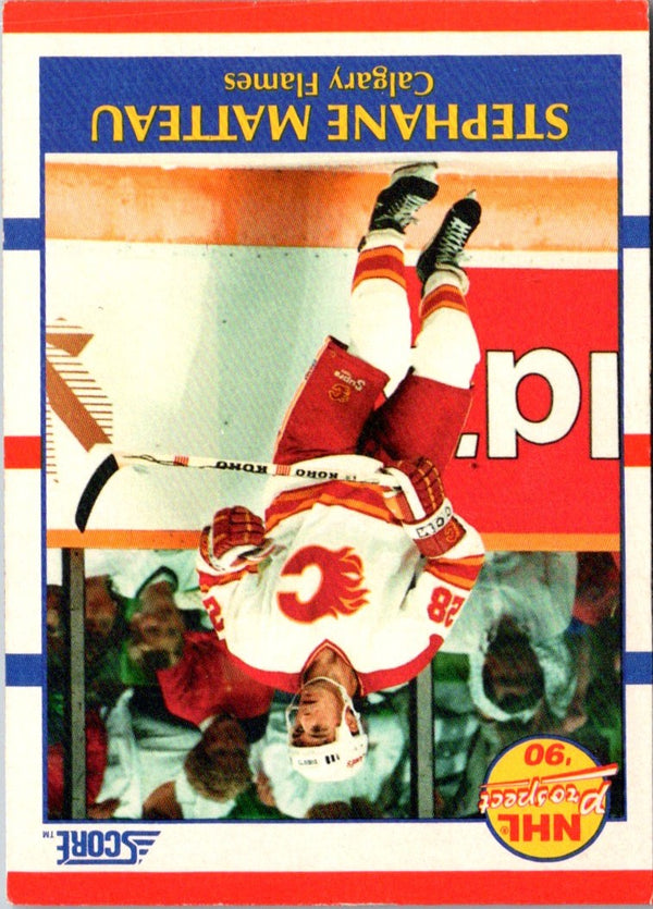 1990 Score Stephane Matteau #381 Rookie