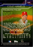 2015 Stadium Club Cole Hamels #198