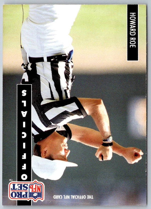 1991 Pro Set Howard Roe #367