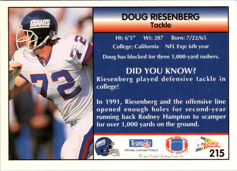 1992 Pacific Doug Riesenberg