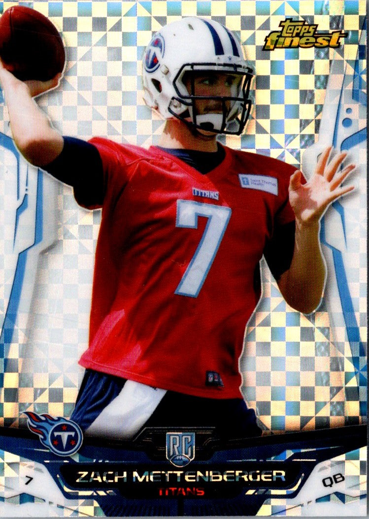 2014 Finest Xfractors Zach Mettenberger