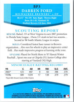 2008 Bowman Prospects Darren Ford #BP3